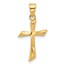 14K Yellow Gold Cross Pendant - 24.1 mm