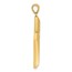 14K Yellow Gold Cross Pendant - 36.4 mm