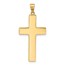 14K Yellow Gold Cross Pendant - 36.4 mm