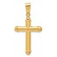 14K Yellow Gold Cross Pendant - 36.8 mm