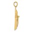 14K Yellow Gold Crucifix Pendant - 28 mm