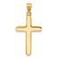 14K Yellow Gold Crucifix Pendant - 28 mm