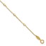 14K Yellow Gold Cube Stations Bracelet - 7.75 in.