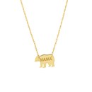 14K Yellow Gold Cut Out Mama Necklace - 18 in.