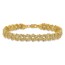 14K Yellow Gold D/C Braided Rope Chain Bracelet - 7.75 in.
