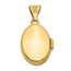 14k Yellow Gold Diamond Locket - 20 mm