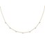 14K Yellow Gold Diamond Multi Station 16 inch Necklace - 16 in.