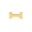 14K Yellow Gold Dog Bone Stud Earrings