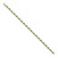 14k Yellow Gold Emerald Round Bracelet - 7 in.