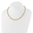 14K Yellow Gold Fancy Bold Link Necklace - 18 in.