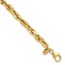 14K Yellow Gold Fancy Bracelet - 7.5 in.