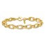 14K Yellow Gold Fancy Bracelet - 8 in.