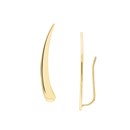 14K Yellow Gold Fancy Crawler Earrings