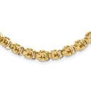 14K Yellow Gold Fancy D/C Link Necklace - 18 in.