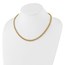 14K Yellow Gold Fancy D/C Link Necklace - 18 in.