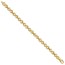 14K Yellow Gold Fancy Infinity Link Bracelet - 7.5 in.
