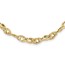 14K Yellow Gold Fancy Link 18.25inch Necklace - 18.25 in.
