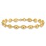 14K Yellow Gold Fancy Link 7.75in Bracelet - 7.5 in.
