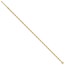 14K Yellow Gold Fancy Link 9in Plus 1in extension Anklet - 10 in.