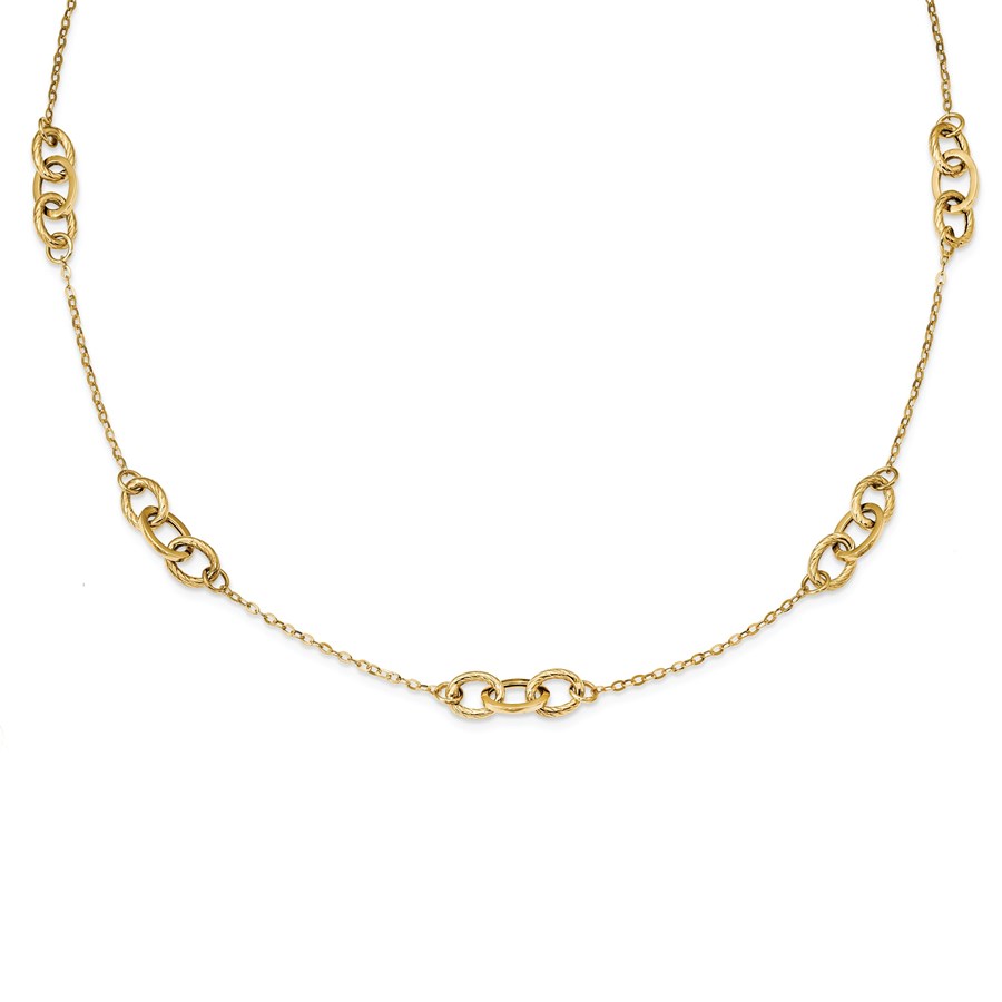Buy 14k Yellow Gold Fancy Necklace | APMEX