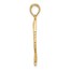 14K Yellow Gold Fancy Nefertiti Profile Charm - 28 mm