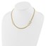 14K Yellow Gold Fancy Oval Links Curb Necklace - 18 in.