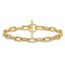 14K Yellow Gold Fancy Toggle Link Bracelet - 7.5 in.
