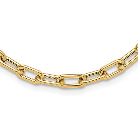 14K Yellow Gold Fancy Toggle Link Necklace - 18 in. 14K Yellow Gold Fancy Toggle Link Necklace - 18 in.