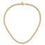 14K Yellow Gold Fancy Toggle Link Necklace - 18 in.