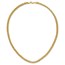 14K Yellow Gold Fancy Triple Link Necklace - 18 in.