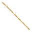 14k Yellow Gold Gold Textured Fancy Link Bracelet - 7.5 in.