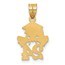14K Yellow Gold Graduation Cap Diploma - 2024 Charm - 21.7 mm