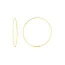 14K Yellow Gold Hawley St Endless 40 mm Wire Hoops