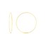 14K Yellow Gold Hawley St Endless 40 mm Wire Hoops