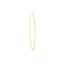14K Yellow Gold Hawley St Endless 40 mm Wire Hoops