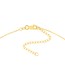 14K Yellow Gold Heart .9 mm Cable Chain Necklace - 16" - 18"