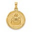 14K Yellow Gold Hollow Buddha Charm - 23.6 mm