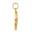14K Yellow Gold Hollow St. Christopher Medal - 21.2 mm
