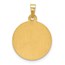 14K Yellow Gold Hollow St. Jude Thaddeus Medal - 22.5 mm