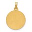 14K Yellow Gold Hollow St. Jude Thaddeus Medal - 22.5 mm