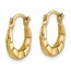 14k Yellow Gold Hoop Earrings - 17 mm