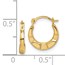 14k Yellow Gold Hoop Earrings - 17 mm