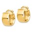 14k Yellow Gold Hoop Earrings - 7x14 mm