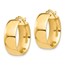 14k Yellow Gold Hoop Earrings - 7x19 mm