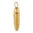14k Yellow Gold I Love You w/ Diamond Heart Locket - 24 mm