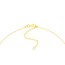 14K Yellow Gold Infinity Necklace .8 mm Cable Chain - 16-18 in.