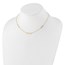 14K Yellow Gold Infinity Stations Necklace - 16 in.