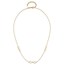 14K Yellow Gold Infinity Stations Necklace - 16 in.