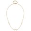14K Yellow Gold Infinity Stations Necklace - 16 in.