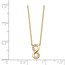 14k Yellow Gold Infinity Symbol CZ Necklace - 20 in.